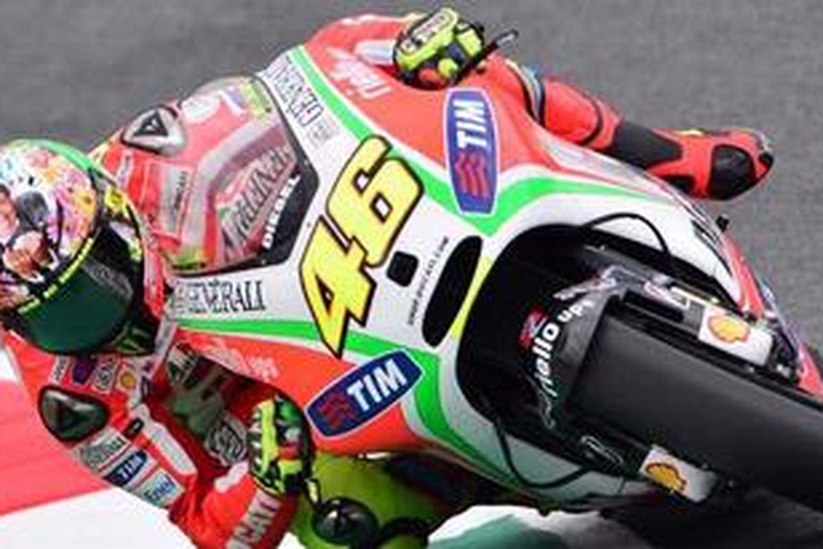 Pebalap Ducati, Valentino Rossi.