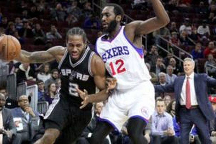 San Antonio Spurs mengungguli Philadelphia 76ers