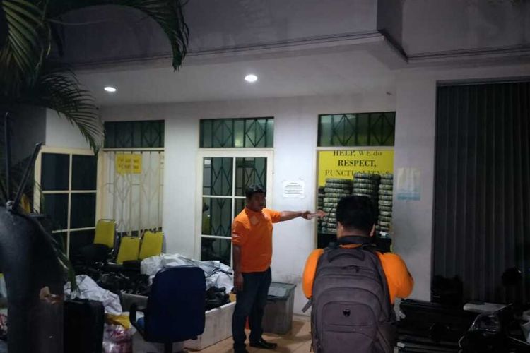 Lokasi penyekapan seorang karyawan Perusahaan Event Organizer di Jalan Pulo Mas Barat 4, Pulogadung, Jakarta Timur, Rabu (15/1/2020).