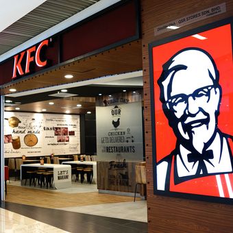 Ilustrasi Kentucky Fried Chicken (KFC).