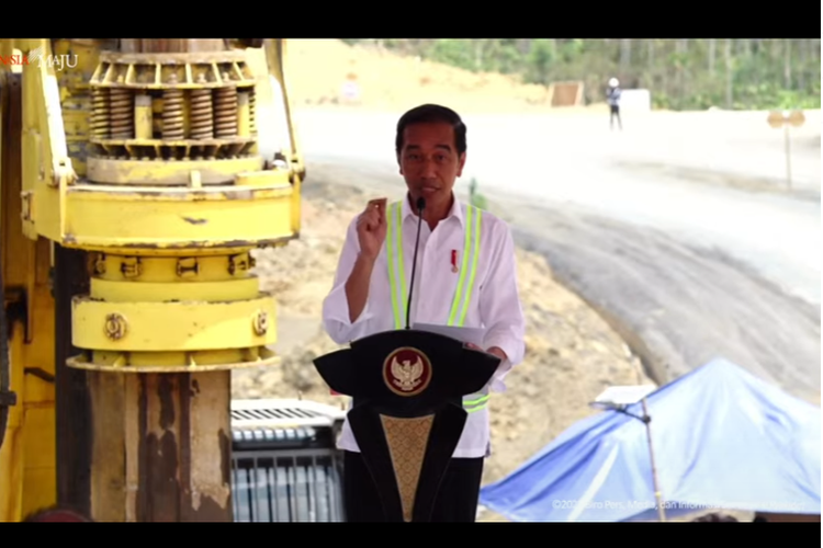 Jokowi melakukan groundbreaking Mayapada Hospital Nusantara di IKN