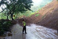 Lima Kali Longsor, Hati-hati Melintas di Jalan Nasional Ponorogo-Trenggalek