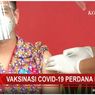 Wakili Milenial, Raffi Ahmad Ikut Vaksinasi Covid-19 Perdana di Istana