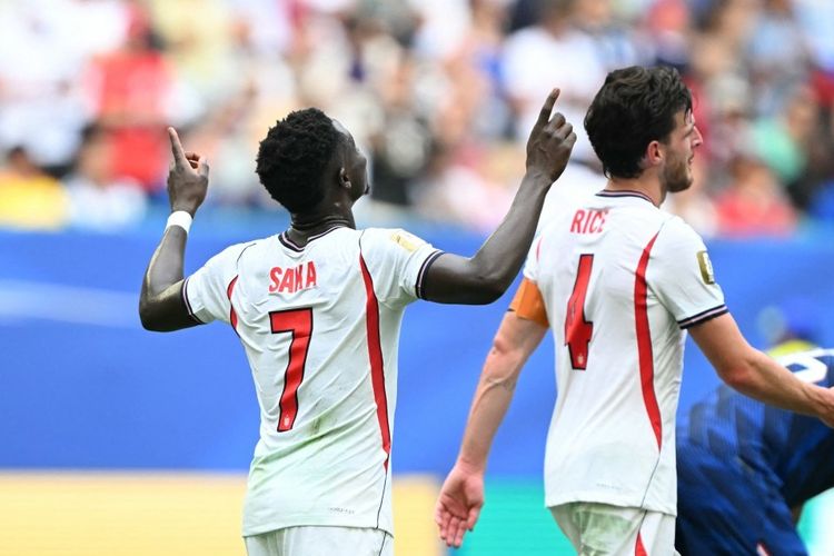 Man of The Match Perancis Vs Inggris: Hattrick Bawa Bukayo Saka Ukir Sejarah