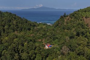 BERITA FOTO: Gubuk Reyot di Tengah Hutan Itu Ternyata Bangunan Sekolah