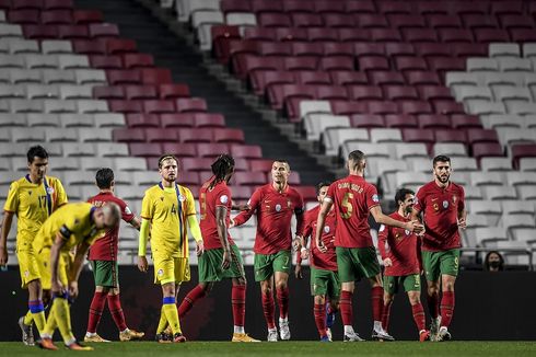Portugal Vs Andorra - Ronaldo Cetak Gol, Seleccao Menang 7-0!