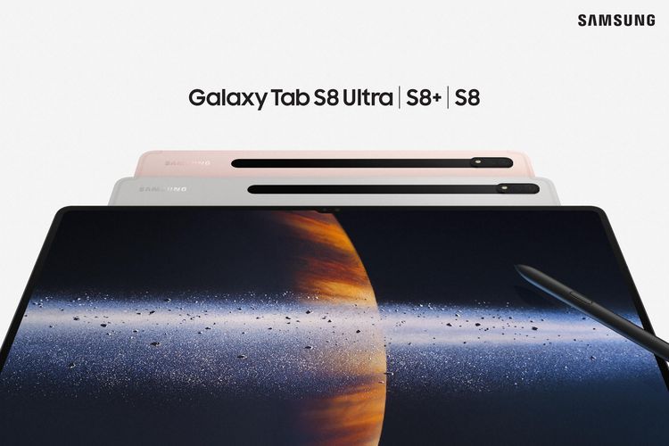 Trio Samsung Galaxy Tab S8 series sudah bisa dipesan di Indonesia.