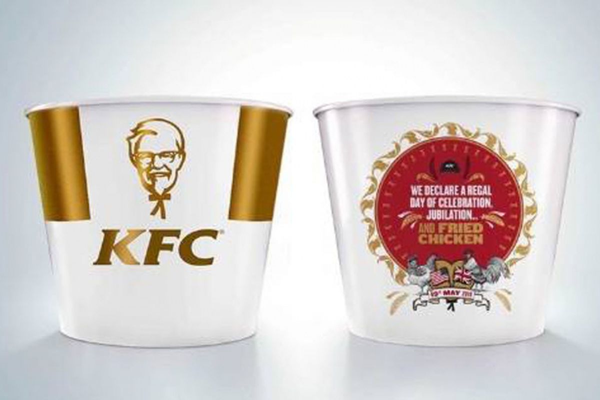 KFC edisi royal wedding di Dedworth, Windsor