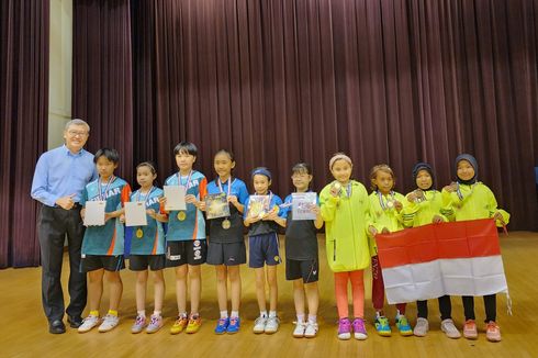 Tim Tenis Meja Putri U9 Indonesia Raih Perunggu di Singapura