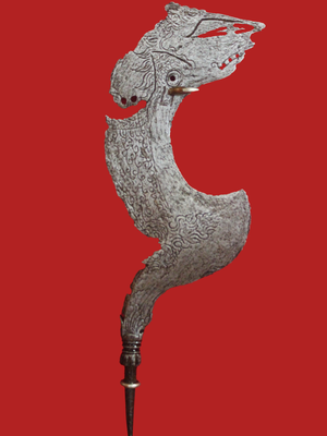 Kujang Wayang, salah satu senjata koleksi Museum Prabu Geusan Ulun.