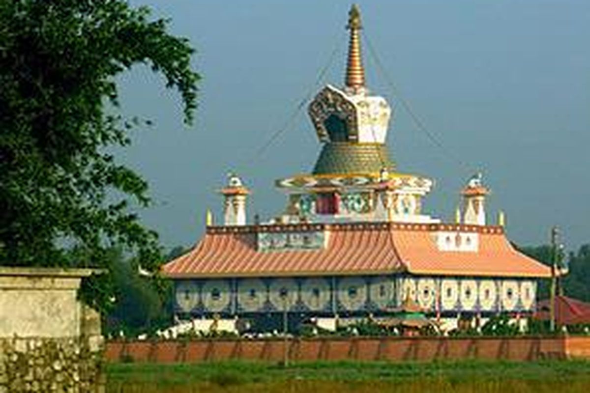 Pagoda Mongolia di Lumbini.