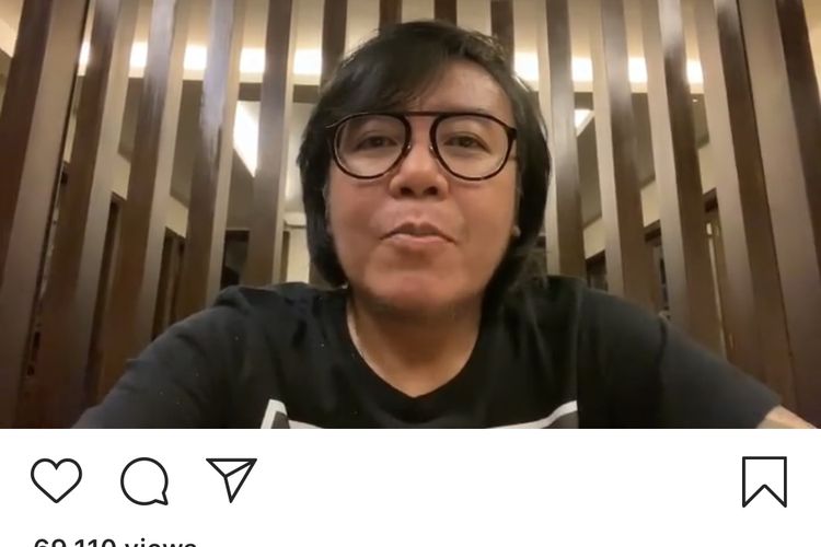 Dukungan Ari Lasso untuk dokter dan perawat melalui video singkat. (Bidikan layar Instagram Ari Lasso). 