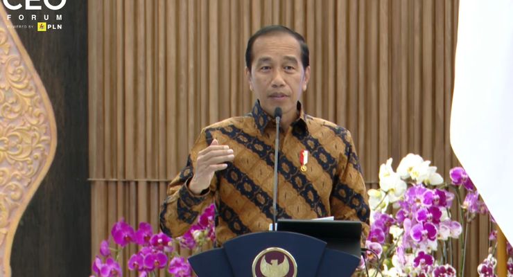 Kata Jokowi soal Istana Garuda di Kompas 100 CEO FORUM 