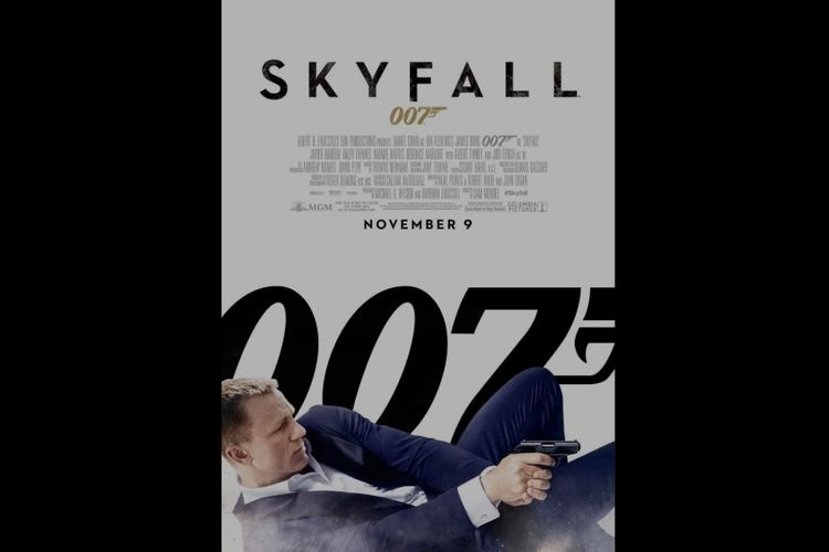 Poster film Skyfall.