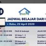 Jadwal Belajar dari Rumah di TVRI, Rabu 22 April 2020