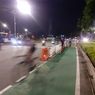 Hari Kedua Uji Coba Masuk Jalur Cepat, Pesepeda Road Bike Konvoi di Jalan Sudirman