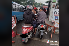 Viral, Video Dua Pengendara Motor Diduga Tak Mau Mengalah Saat Isi BBM di SPBU, Pertamina Imbau Tertib