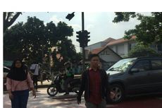 Dishub Depok Minta Pengendara Tak Menyelonong Saat Pejalan Kaki Lewat Pelican Crossing