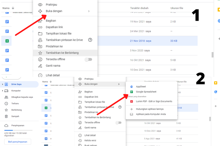 Cara Ubah Excel ke Sheets