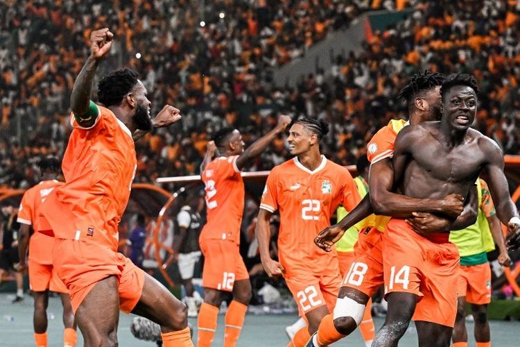 Pantai Gading lolos ke final Piala Afrika setelah menang 1-0 lawan Kongo pada Kamis (8/2/2024) dini hari WIB.