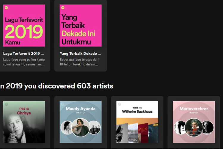 Cara Membuat Spotify Wrapped 2019 Dan Membaginya Ke Medsos Halaman All Kompas Com