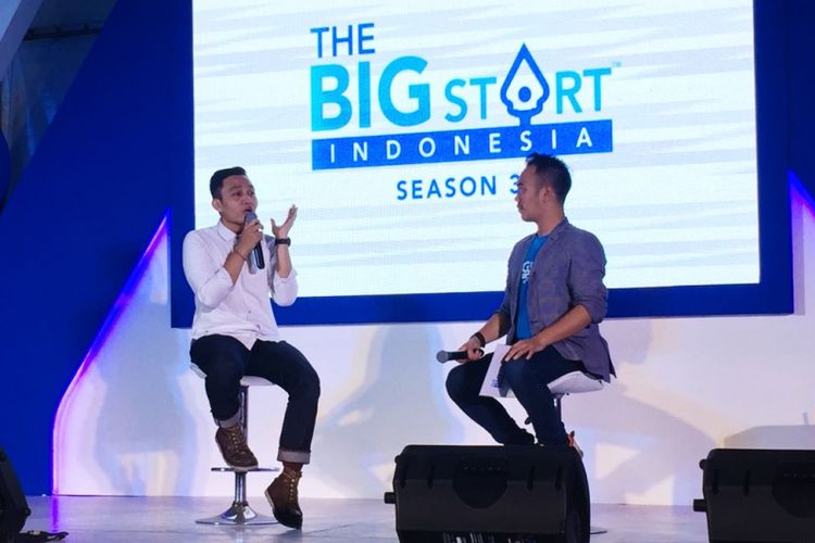 Owner Revolt Industry Agung Dwi Kurnianto di acara The Big Start Indonesia Season 3 Surabaya, Sabtu (25/8/2018)