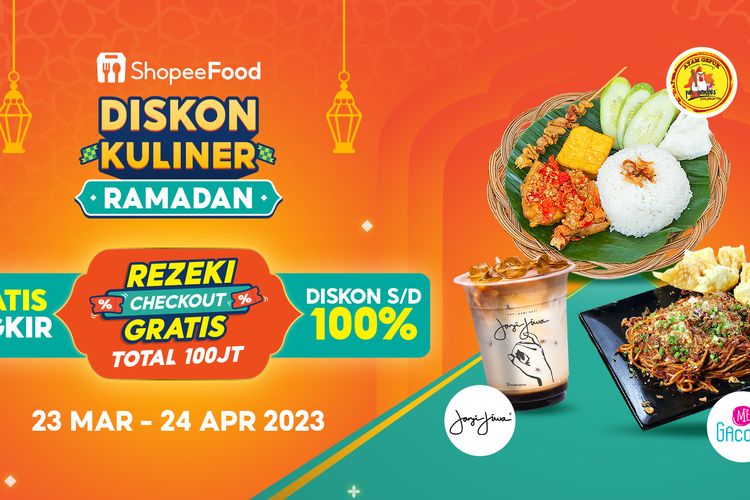 Kampanye Diskon Kuliner Ramadan dari Shopee Food bantu penuhi kebutuhan sahur dan berbuka puasa.
