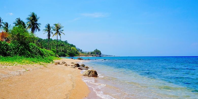 Ilustrasi Timor Leste - Sebuah pantai di Desa Diwake, Kota Baucau.