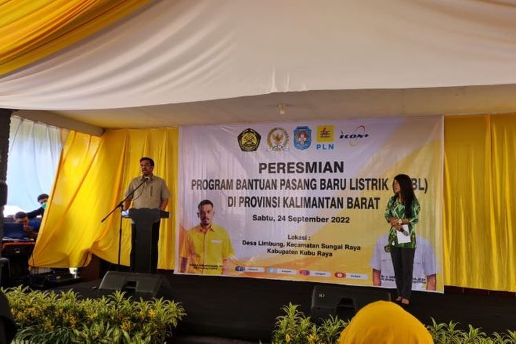 Sebanyak 5.487 rumah tangga di Provinsi Kalimantan Barat mendapatkan Bantuan Pasang Baru Listrik (BPBL).