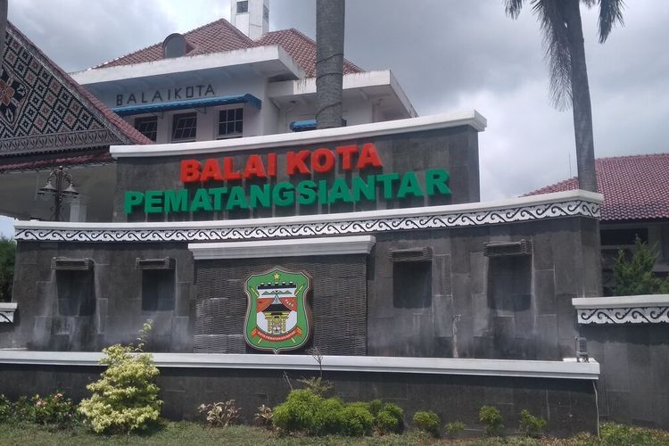 Foto: Balai Kota Pematangsiantar di Jalan Merdeka Kelurahan Proklamasi, Kota Pematangsiantar.