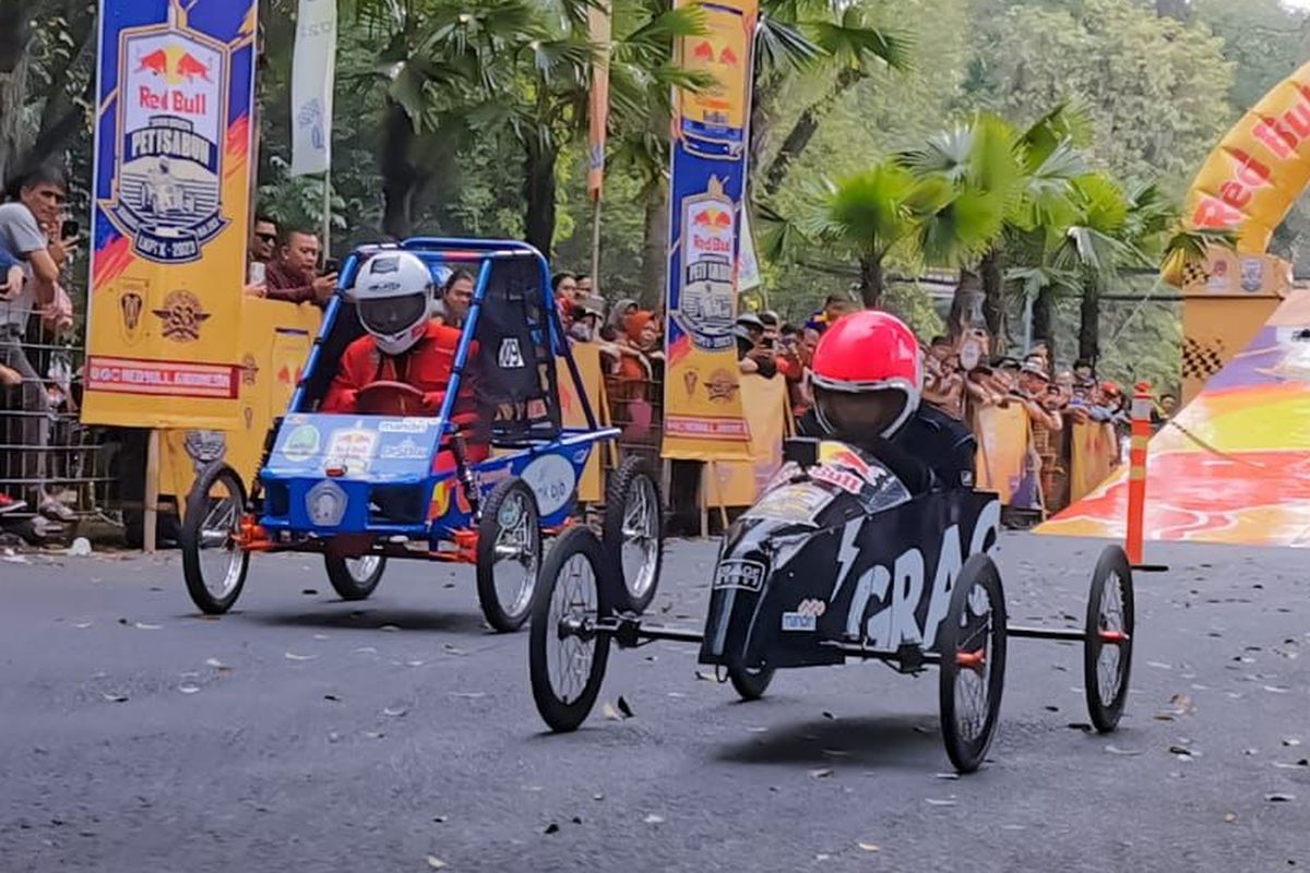 Balap Peti Sabun tanpa mesin penggerak