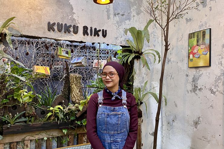 Cerita Azka Pebisnis Muda Bangun Kuku Riku House, Cafe Ala Film Ghibli