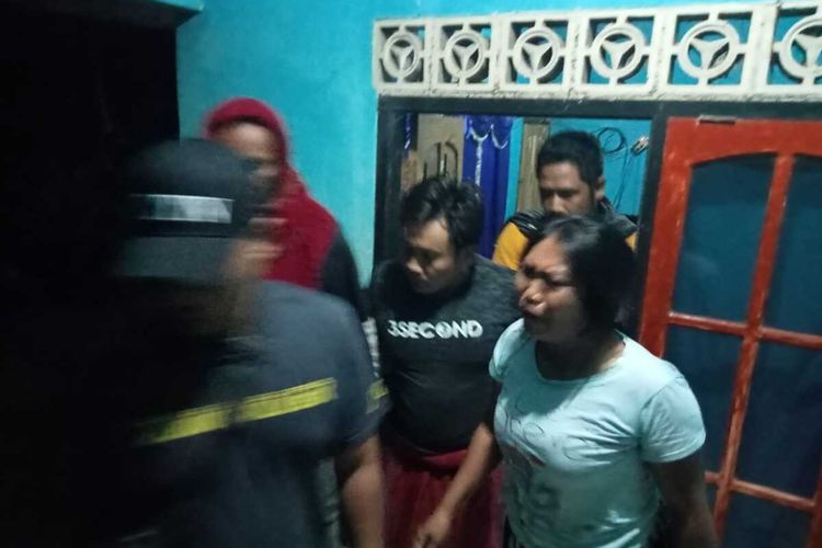 suasana penangkapan seorang pencuri berinisial K, Sempat Kabur ke Malaysia