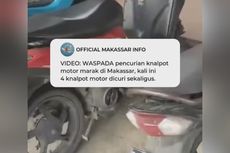 Video Viral Aksi Pencurian Knalpot di Makassar, Sasar Indekos Mahasiswa