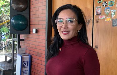 Rieke Dyah Pitaloka saat ditemui di kawasan Tendean, Jakarta Selatan, Rabu (22/3/2023).