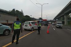 Tol Jakarta-Cikampek Km 47 sampai Km 70 Berlaku Contraflow