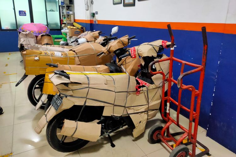 Cara kirim paket sepeda motor pakai kereta api