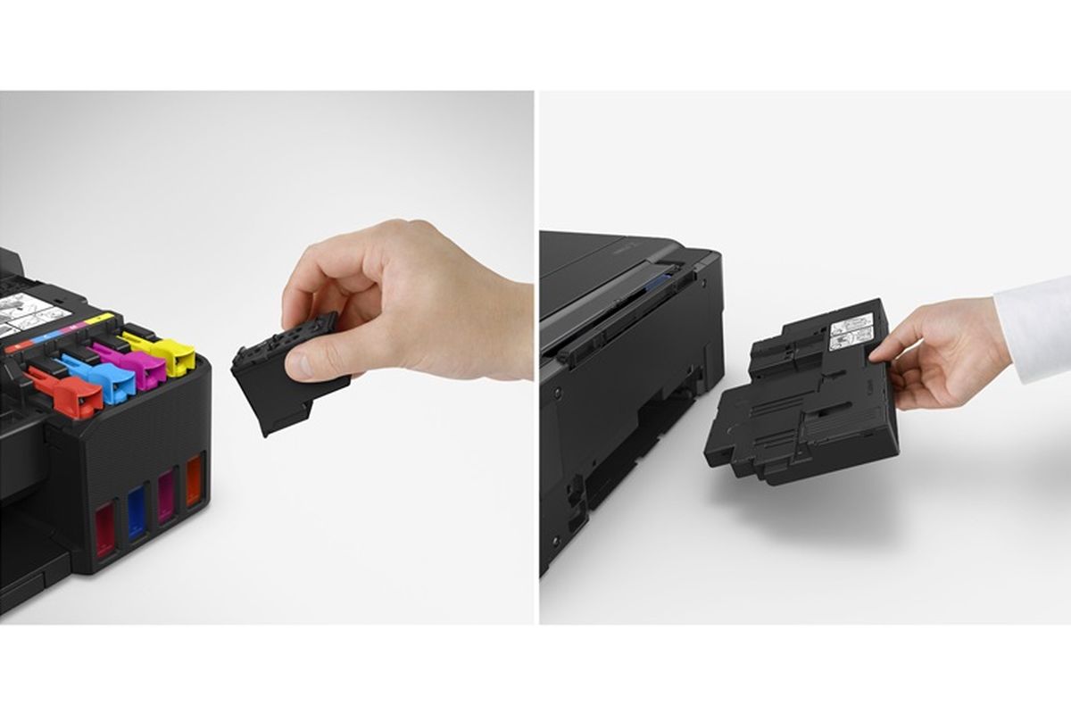 PIXMA MegaTank G570 dan G670 punya desain modular untuk permudah penggantian komponen.