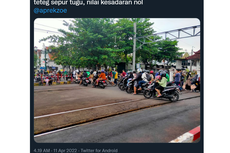 Viral, Foto Pengendara Motor Seberangi Pelintasan Kereta di Dekat Malioboro, Ini Kata Dishub Kota Yogyakarta