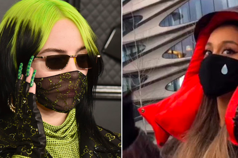 Ariana Grande hingga Billie Eilish Bikin Masker Kain untuk Amal