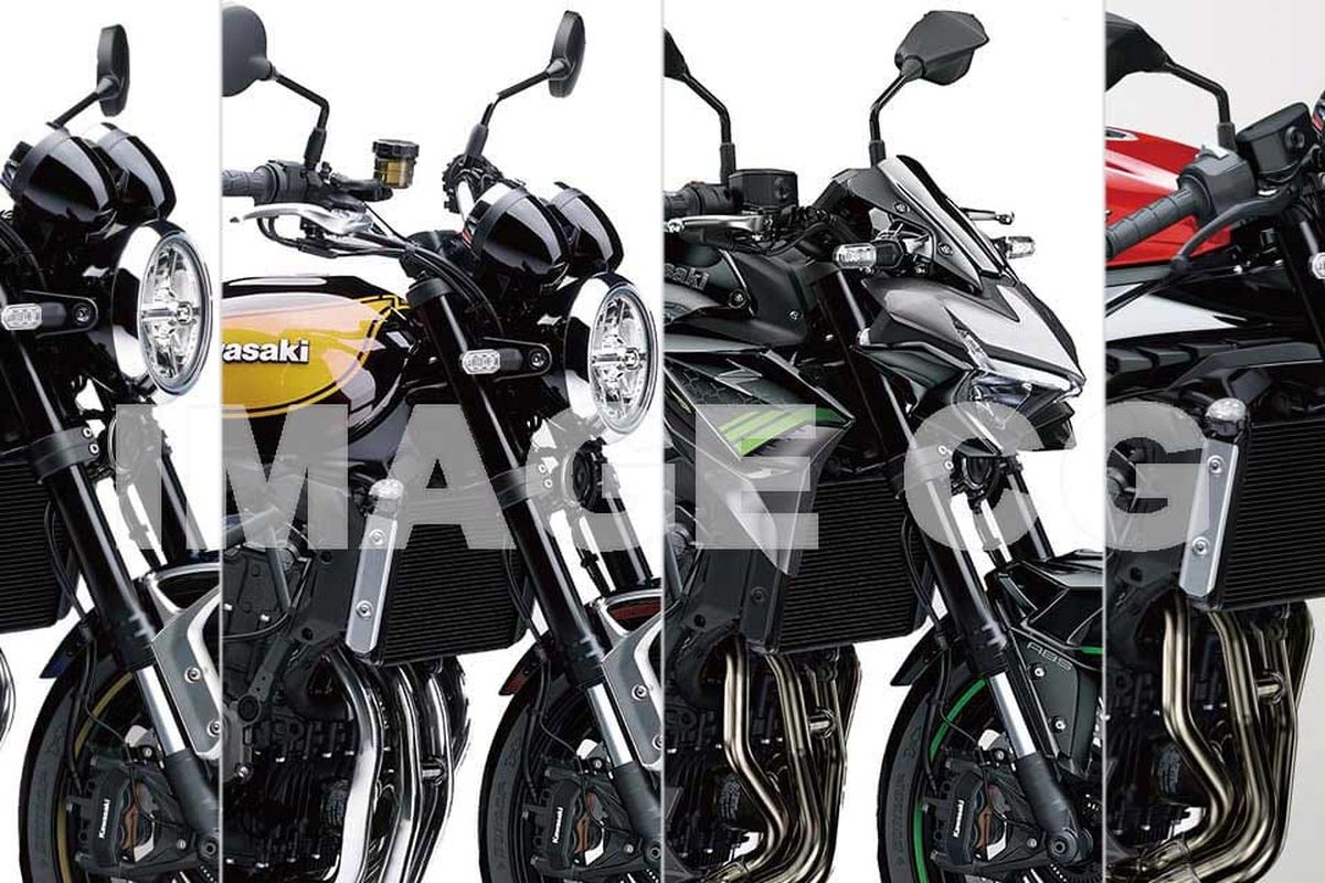 Desain ZX-25R versi naked bike