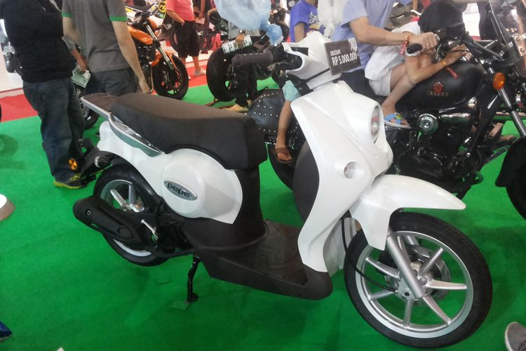 Benelli Pepe, salah satu produk roda dua yang bisa dibeli dengan harga diskon selama penyelenggaraan Indonesia International Motor Show 2018.