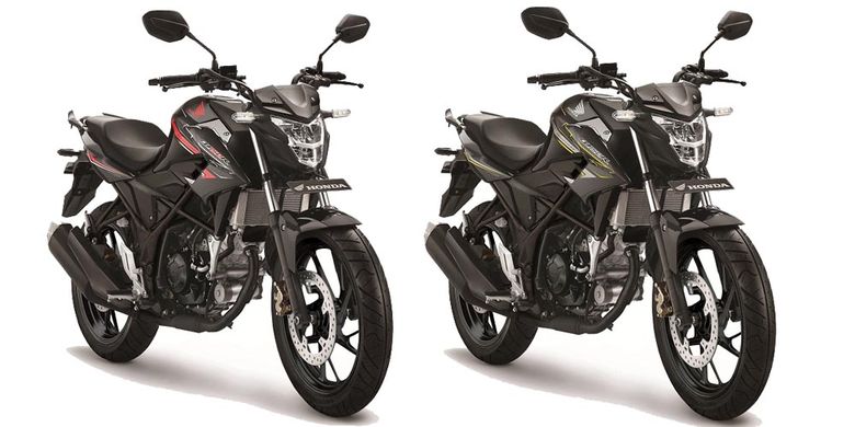 Warna grafis baru Honda CB150R 2017, Macho Black dan Wild Black.