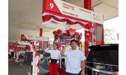Momen HUT Ke-79 RI, Pertamina Putar Pembacaan Teks Proklamasi di SPBU MT Haryono
