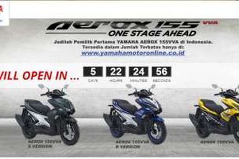 Yamaha ”Drop” Rencana Perpanjangan Inden Daring Aerox