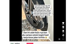 Ban RFT Robek karena Potongan Besi di Tol, Ini Kata Pihak Jalan Tol Cipali