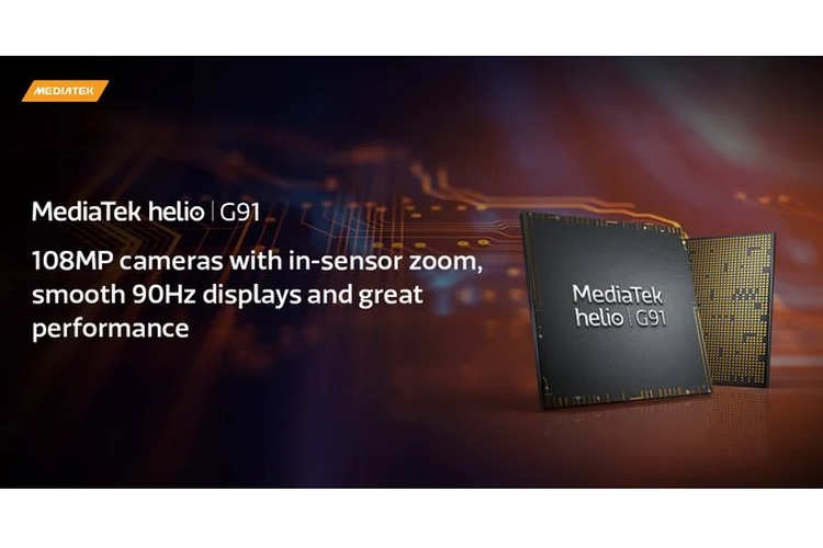 MediaTek resmi mengumumkan chipset smartphone 4G entry-level terbarunya, Helio G91. Chipset ini mendukung kamera hingga 108 MP, layar FHD Plus 90 Hz, serta dukungan memori LPDDR4x hingga 8GB, serta penyimpanan eMMC 5.1.