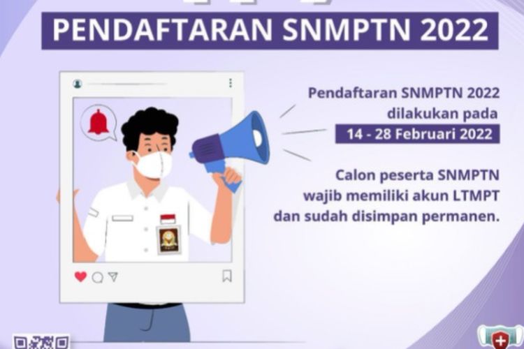 Pendaftaran SNMPTN 2022.