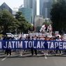 Ratusan Buruh Jatim Demo Tolak Tapera di Grahadi Surabaya, Jalan Sempat Dialihkan