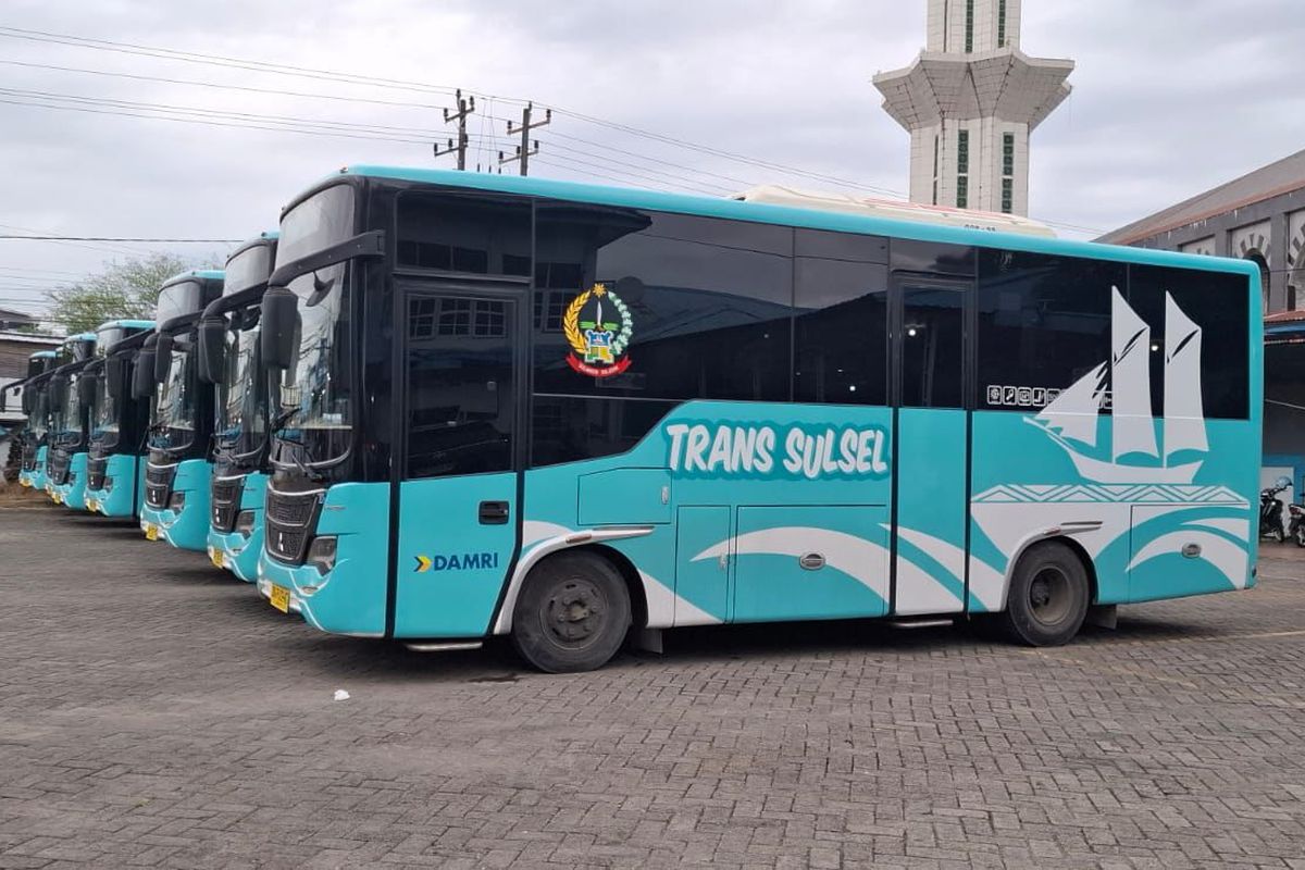 Ilustrasi Bus Trans Sulsel